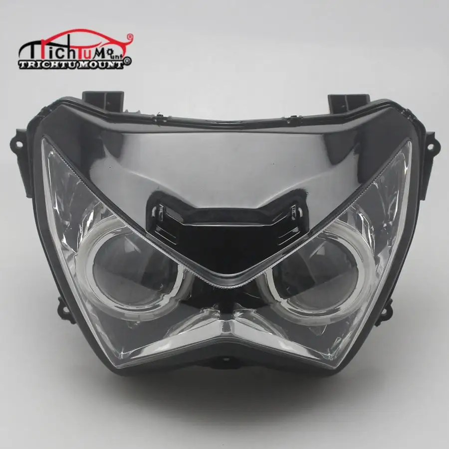 Motorcycle Front Headlight LED Headlight Assembly Head Lamp Hi/ Lo Beam For Kawasaki Z800 Z250 Z300 2013-2017 accessori moto