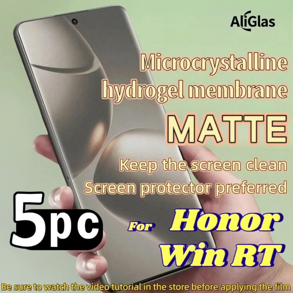 

5Pcs Thermoplastic Polyurethane Screen Protector for Honor Win RT Soft Matte Hydrogel Film For Honor Win Not Tempered Glass Film
