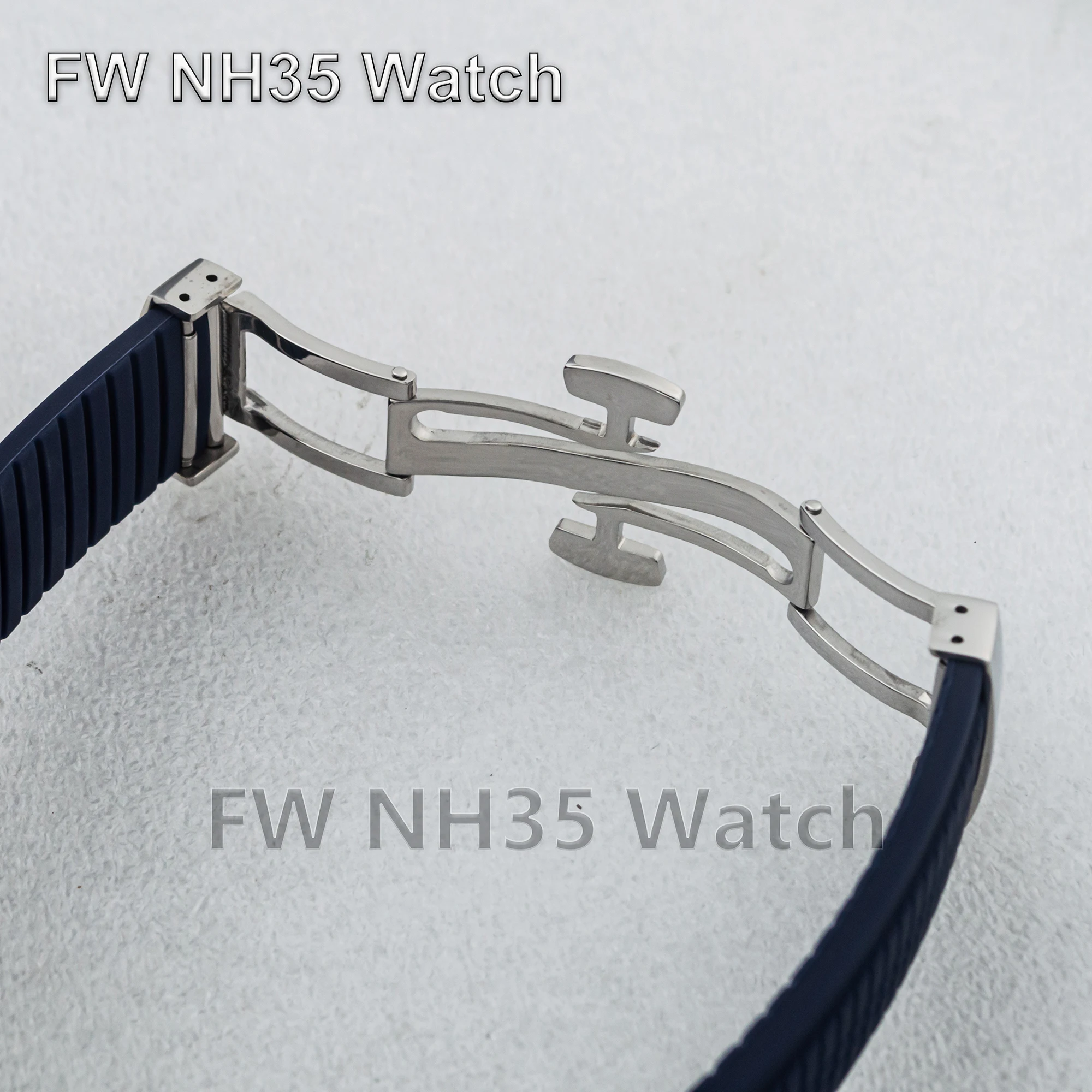 42mm Watch Case Strap for AQUANAUT Nautilus Stainless Steel Sapphire Glass 10ATM Waterproof Watch Case Fit NH34/35/36 Movement