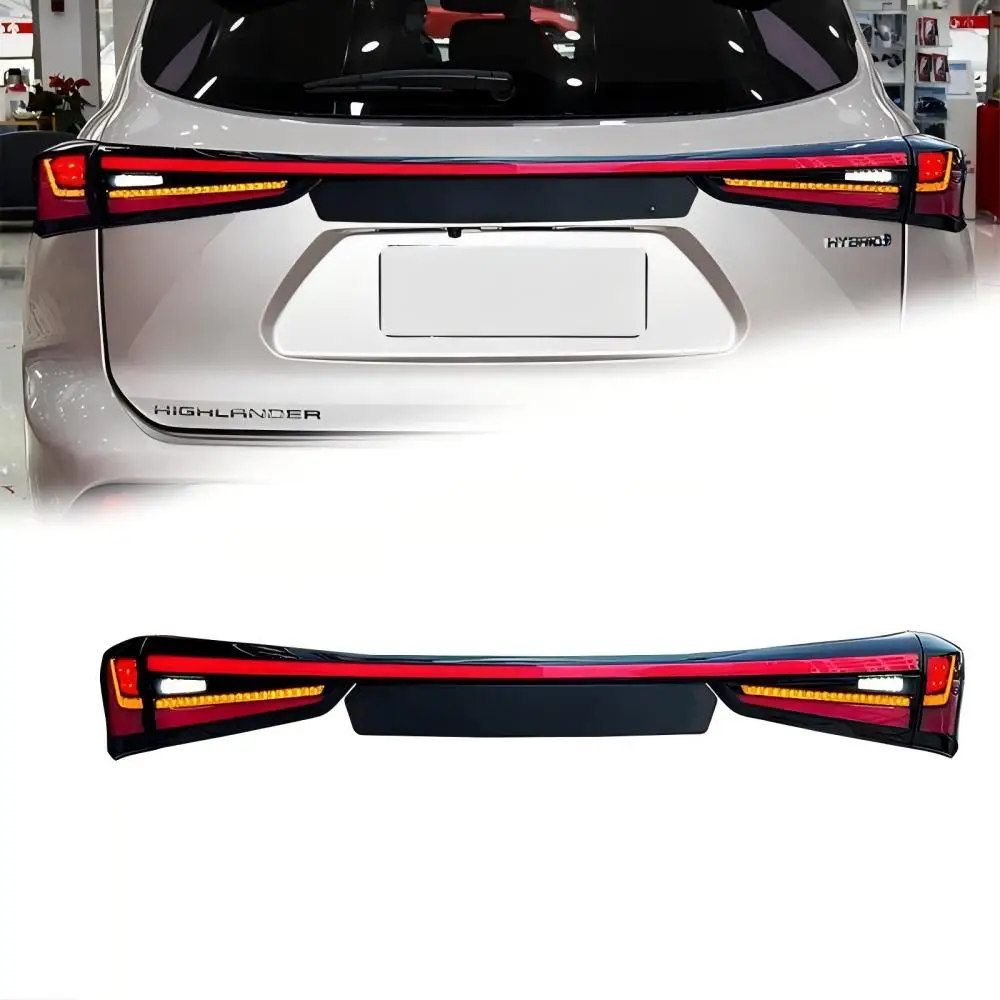 LED Rear Tail Lights Trunk Light For Toyota Highlander 2020-2024 Animatio Turn Signal Lamp Brake Light