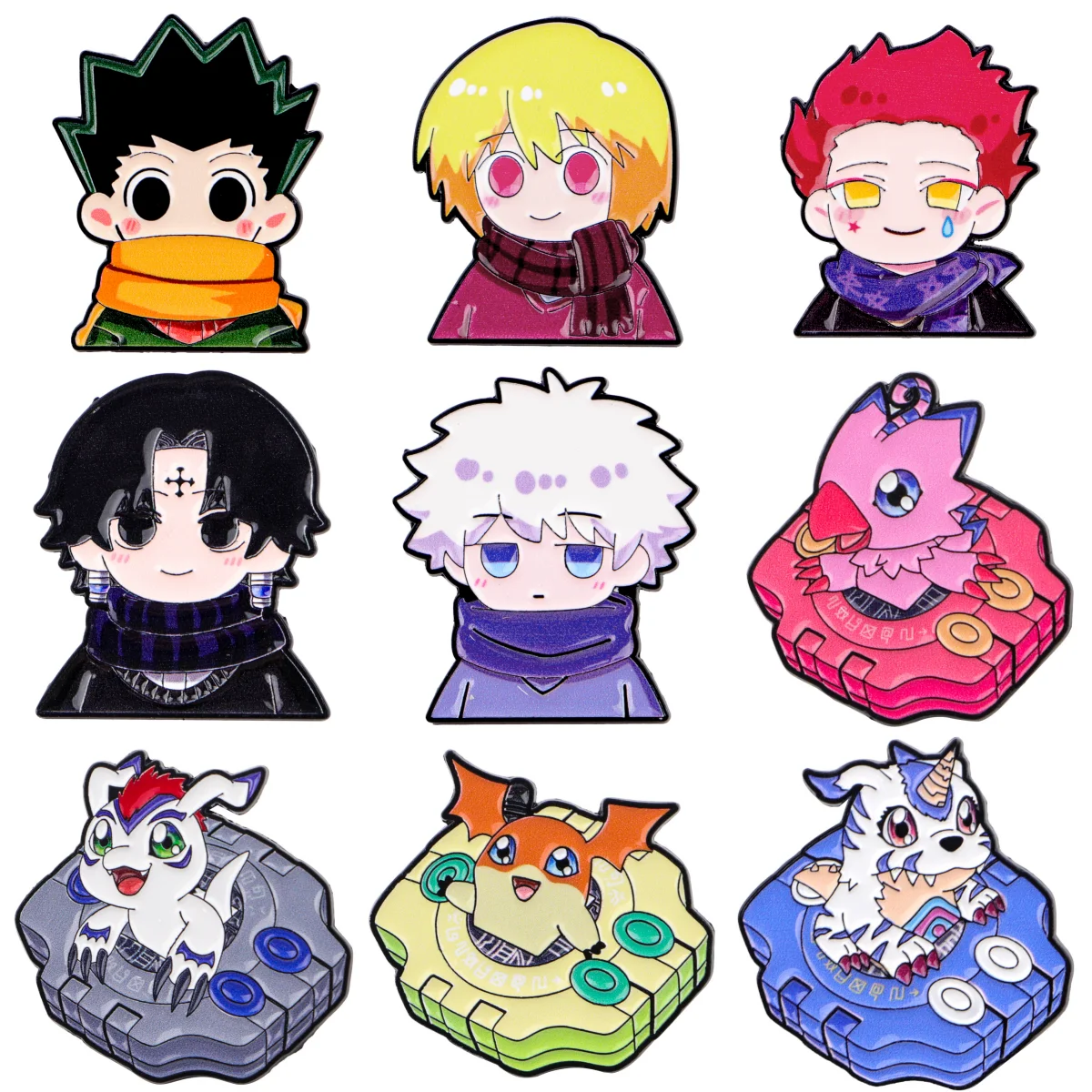 

Anime Enamel Pin Cartoon Monster Badge On Backpack Lapel Pins Manga Brooches for Jackets Cosplay Accessories Fans Gift Toys
