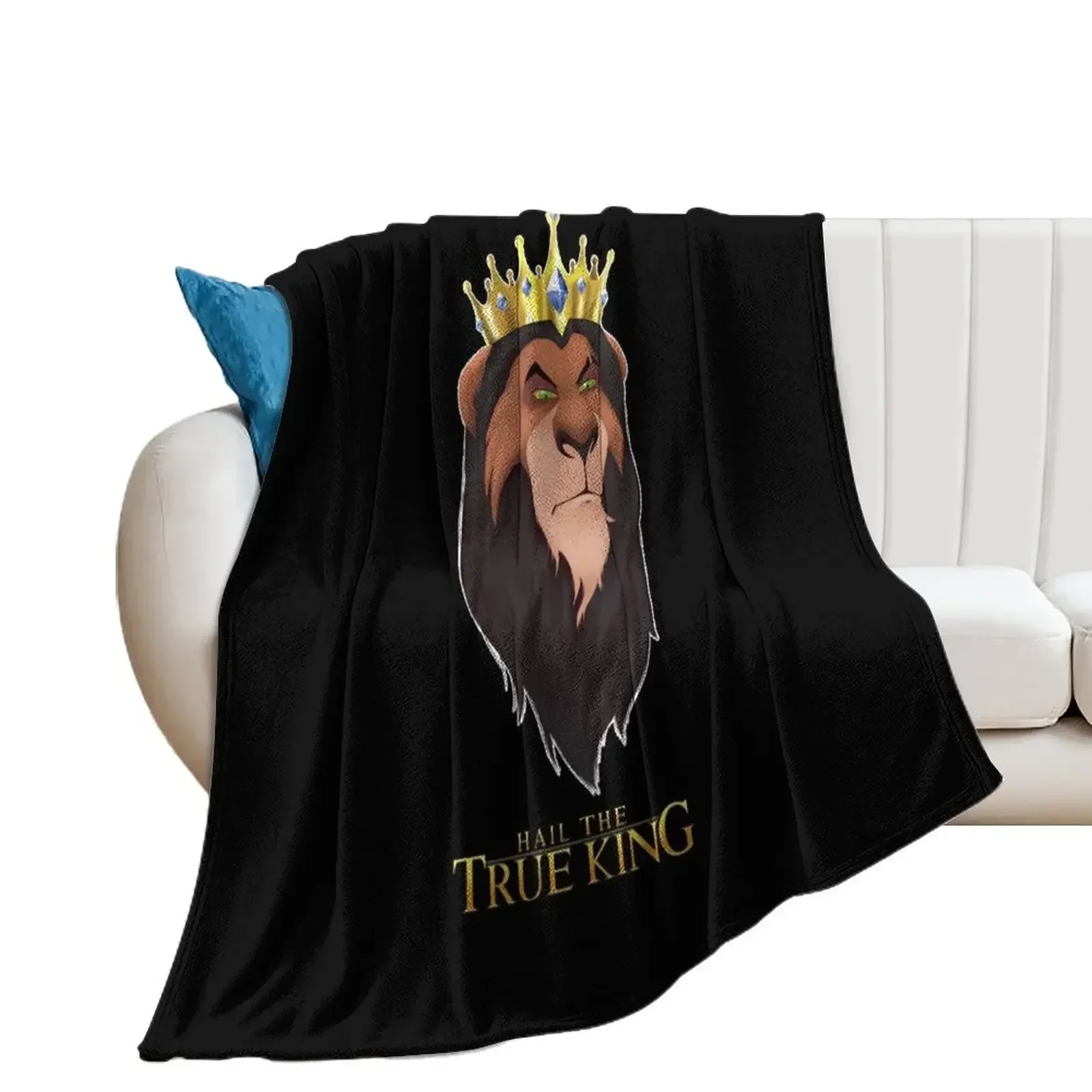 

Hail the True King Throw Blanket Personalized Gift anime Blankets