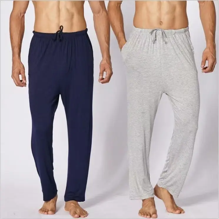 Good-Looking 100kg Spring and Autumn Home Pants, Thin Long Pants, High-Quality, Extra Large Size, Plus Size, Cartoon Loose Men's Pajama Pants