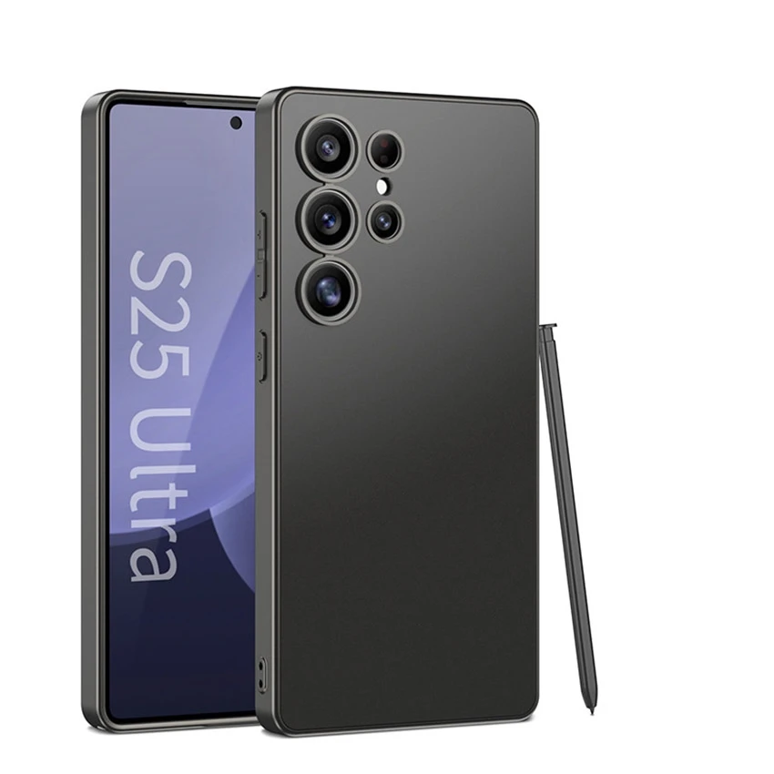 ​ สําหรับ Samsung S25ultra Skin Feeling โทรศัพท์มือถือกรณี Simple ป้องกันกรณีอุปกรณ์เสริม