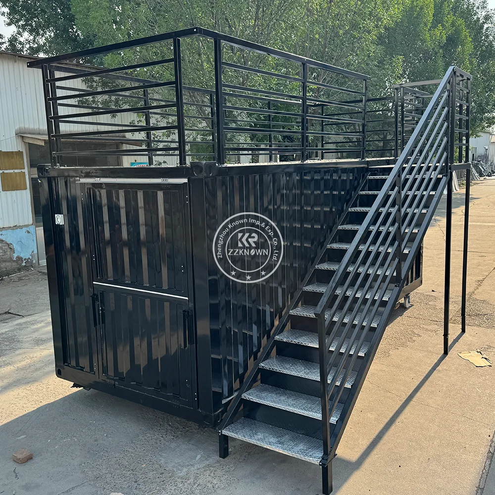 Wadah Pengiriman Peralatan Restoran Dapur Kedai Kopi Pub Bar Kios Kontainer 40 Kaki Restoran