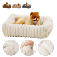 Luxury Bed for A Small Dog Warm Cat Sofa Nest Pet Comfortable Plush Puppy Bed Removable Washed for Small Animal Dog Accessories