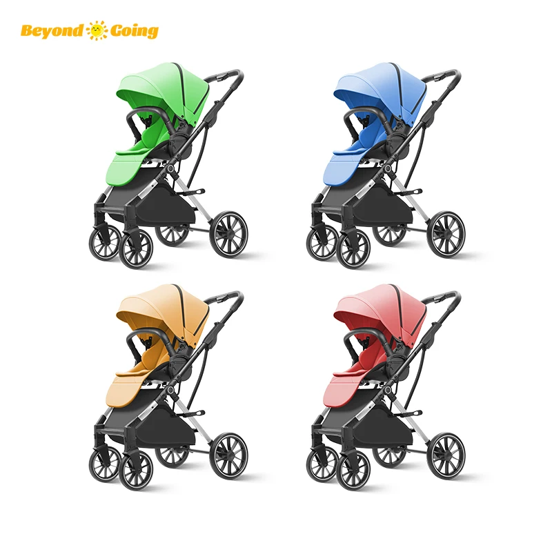 Reversible Baby Stroller, Full-Size Toddler Stroller, 0-36 Months Newborn Ready Infant Stroller