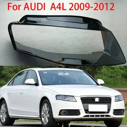 NEW For Audi A4 B8 2009 -2012 Car Headlight Lampshade Transparent Headlight Lens Headlamp Housing Cover Lens Light Protection