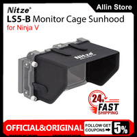 Nitze LS5-B Monitor Cage Sunhood for Ninja V+SmallHD Focus /PortKeys BM5 5” 5.2” 5.5”/PortKeys LH5H /F6 PLUS Cage