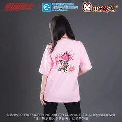 Moeyu KAMEN RIDER EX-AID T-Shirt damski t-shirt dla mężczyzn z krótkim rękawem koszulka anime letnie topy koszulka oversize moda Streetwear