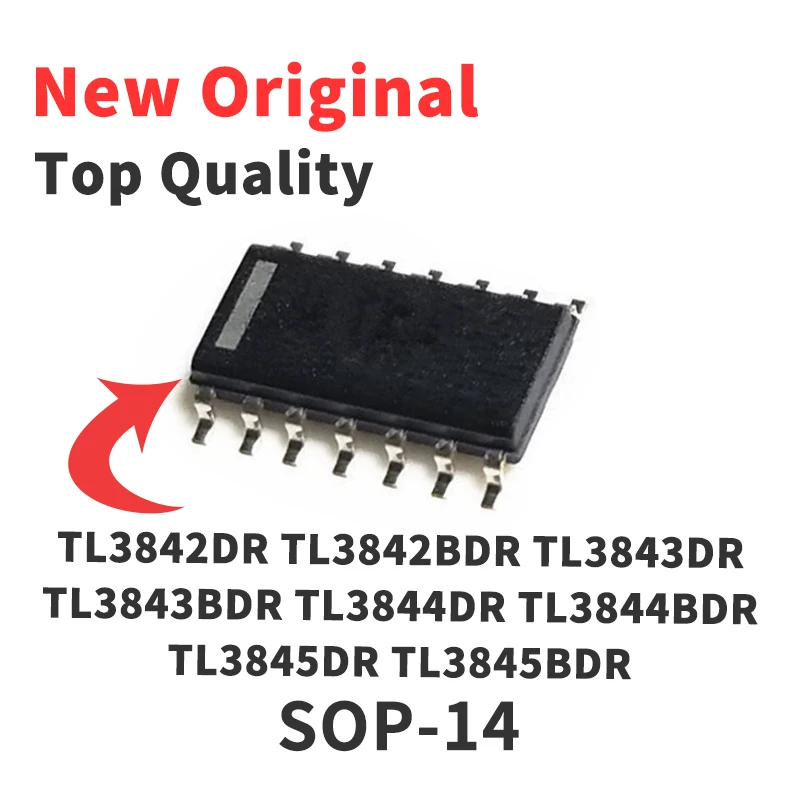 10 Pieces TL3842DR TL3842BDR TL3843DR TL3843BDR TL3844DR TL3844BDR TL3845DR TL3845BDR SOP-14 Chip IC New Original