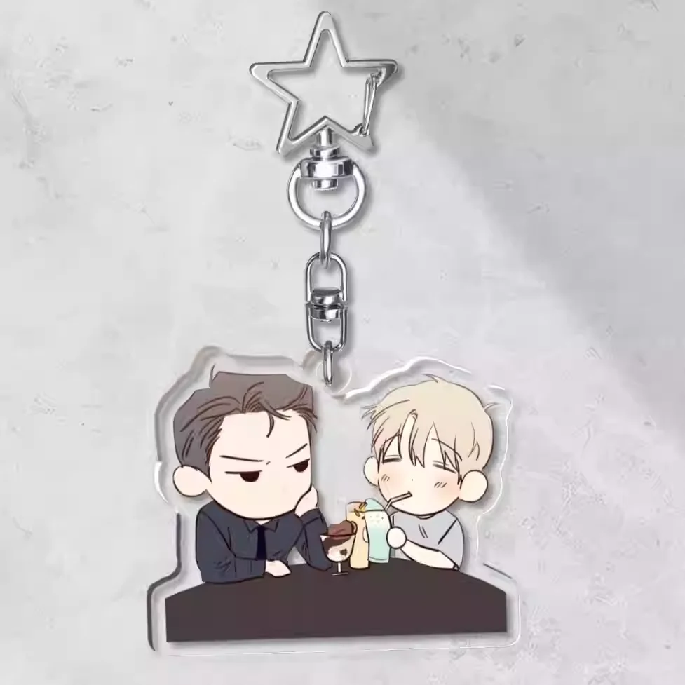 [Unofficial Original]Korea comic The Dangerous Convenience Store QQ tiny spot acrylic key chain