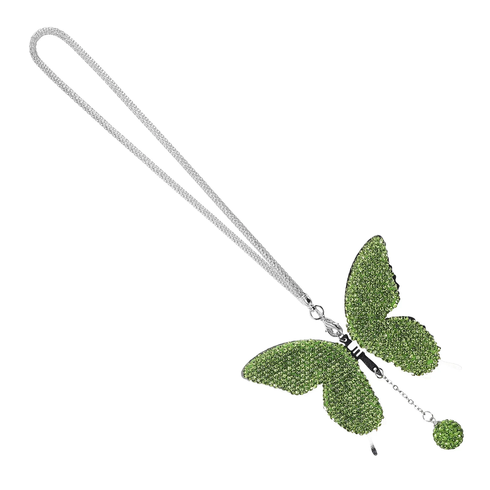 

Подвеска-бабочка на зеркало заднего вида автомобиля, стразы, блестящее украшение, милый стильный аксессуар для интерьера автомобиля, очаровательный сувенир для женщин