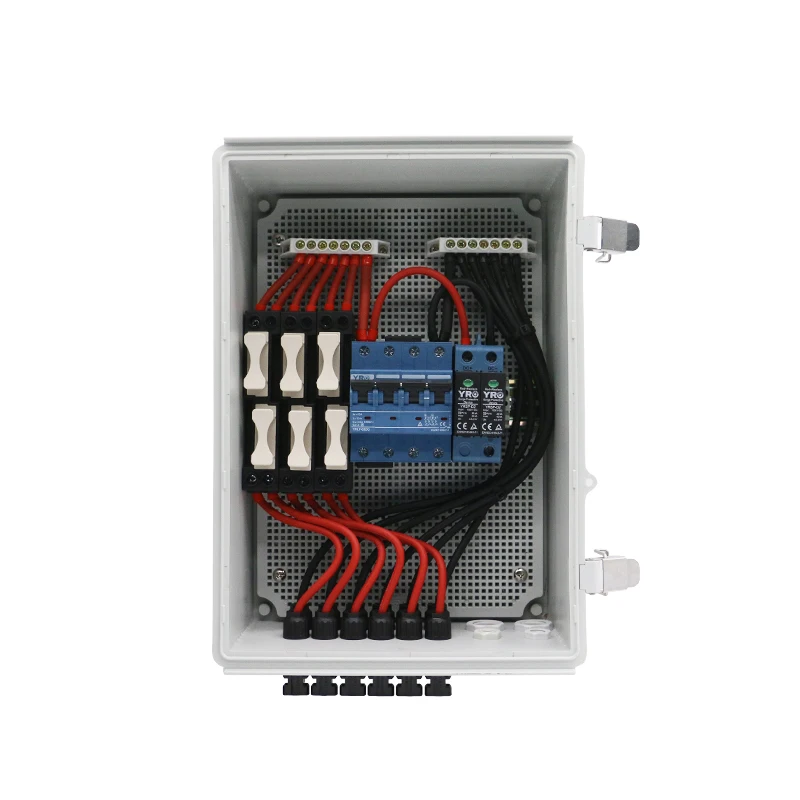 1000V 6 in 1 Out Photovoltaic PV AC Distribution Box Inverter Side Connection Economical Grid-Connected Box