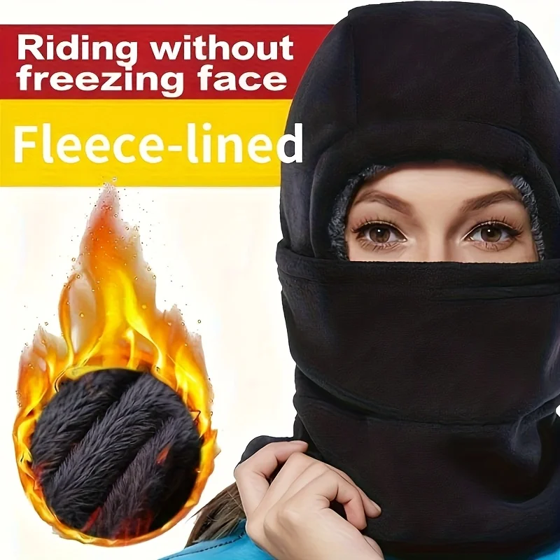 قبعة حرارية للخريف/الشتاء، تصميم بطبقة مزدوجة، رمادي/أسود - قابلة للغسل في الغسالة - قبعة أنشطة خارجية متعددة الوظائف #4