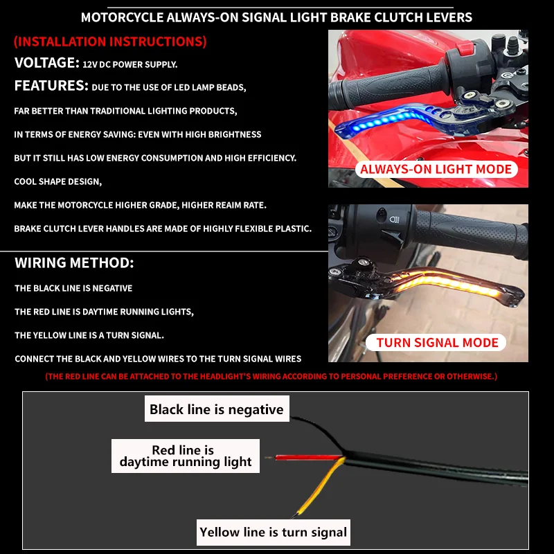 New For DIAVEL CARBON XDiavelS MULTISTRADA1200/S/GT MONSTER1200/S/R Motorcycle Light-up Adjustable Brake clutch levers Handle