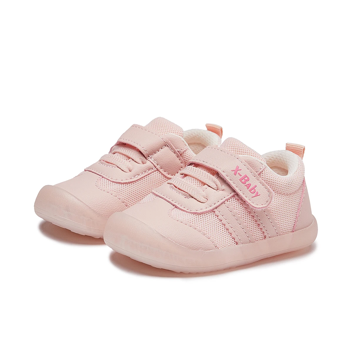 

Baby Boys and Girls Mesh Breathable Sports Shoes Rubber Sole Indoor and Outdoor Casual Walking Shoes