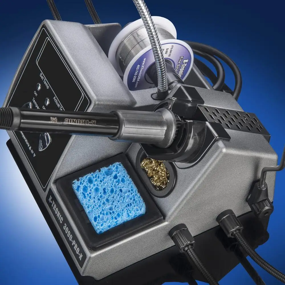 Adjustable 75W Soldering Iron Kit with LED Display Anti-Static Design 5 Extra Tips