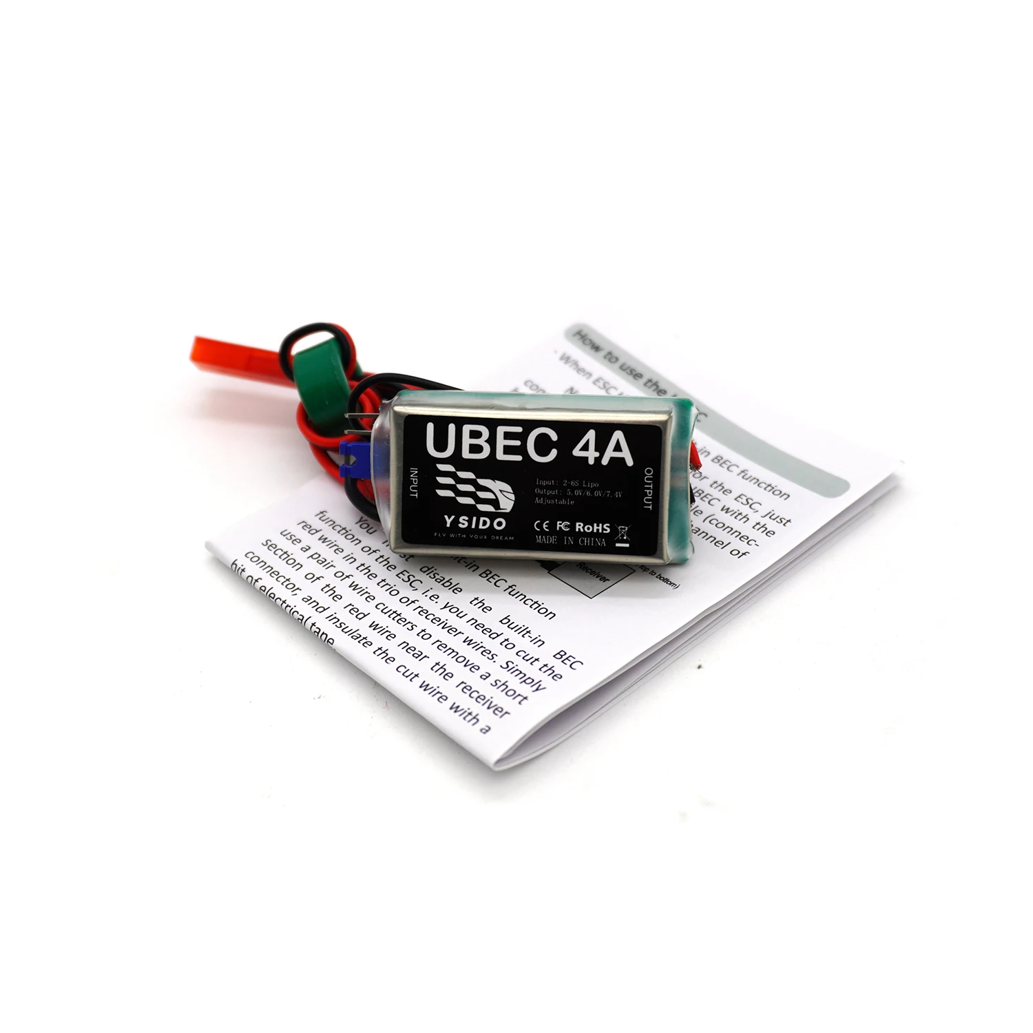 1/3/5 Stück YSIDO 8A 6A 4A UBEC Ausgang 5V/6V/7.4V BEC 2-6S Lipo Spannungsstabilisator für RC Flugzeuge FPV Drohnen Quadcopter