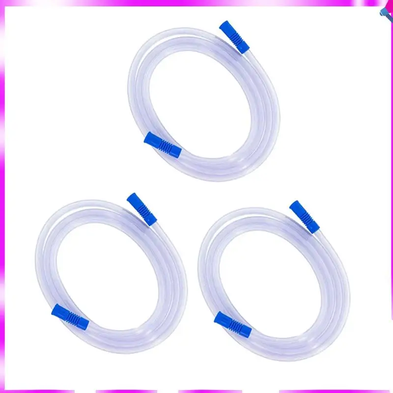 N96R 3 Units 2M Long Suction Tubing Hoses Vacuum Suction Machine Collection Tubing For Home Use Portable Suction Machine Tube