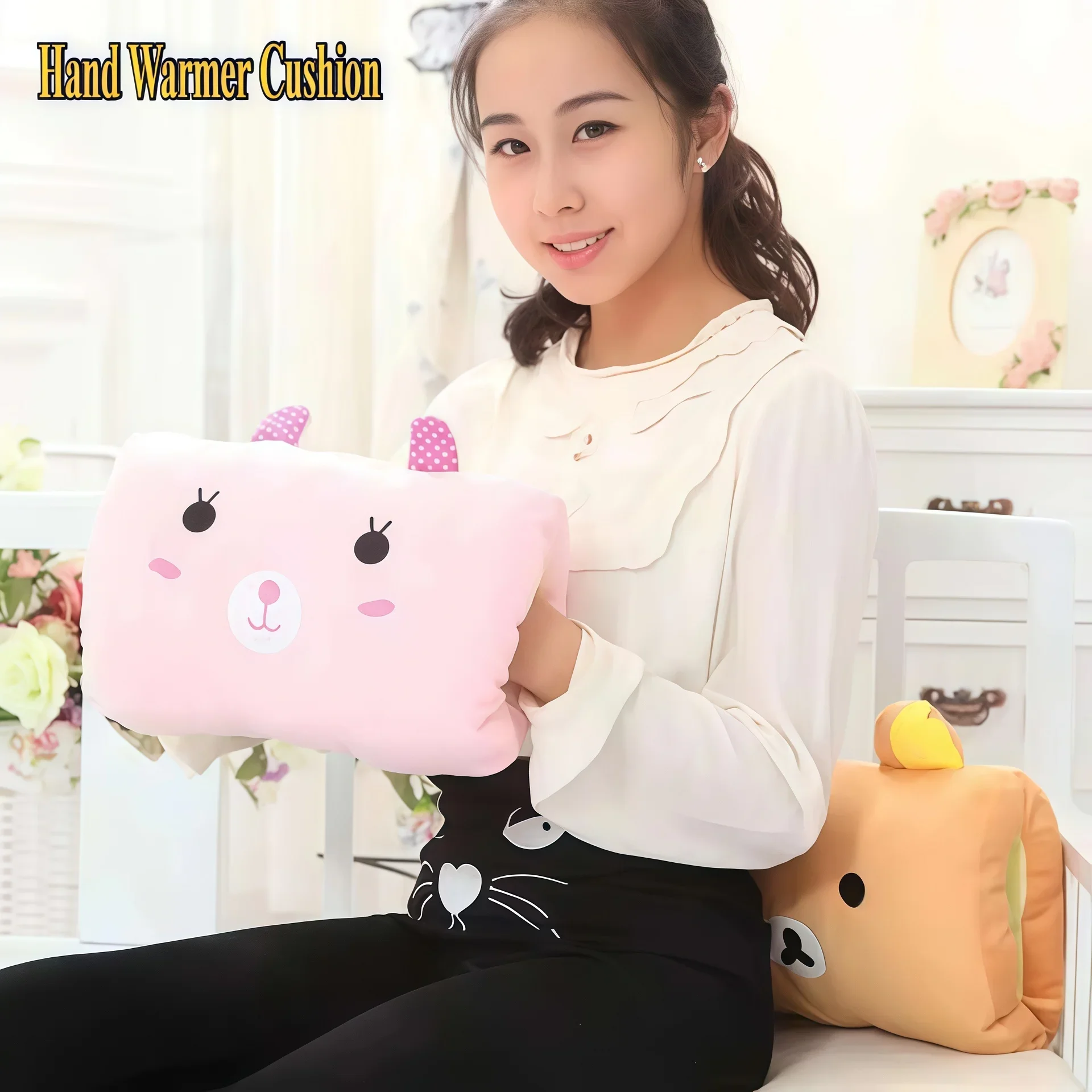 

Kids Cute Gift Cartoon Plush Arm Pillow Hand Warmer Nap Hand Pillow Children's Gift Non Electrical Toys Suho Travel Essentials