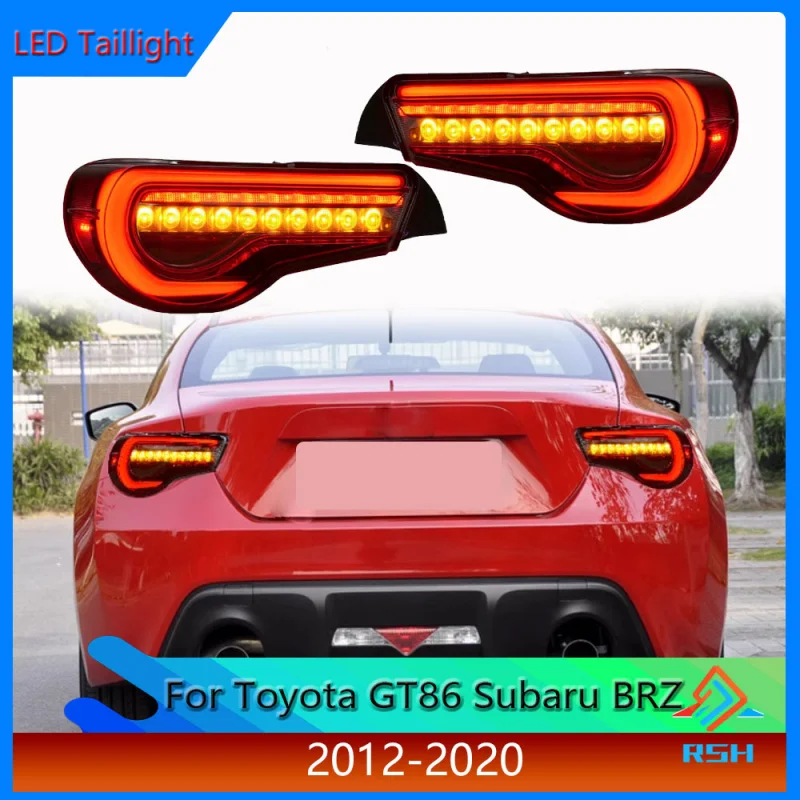 

Сборка заднего фонаря для Toyota GT86, Subaru BRZ, модифицированный светодиодный свет, стоп-сигнал, стример, поворотник, задний фонарь