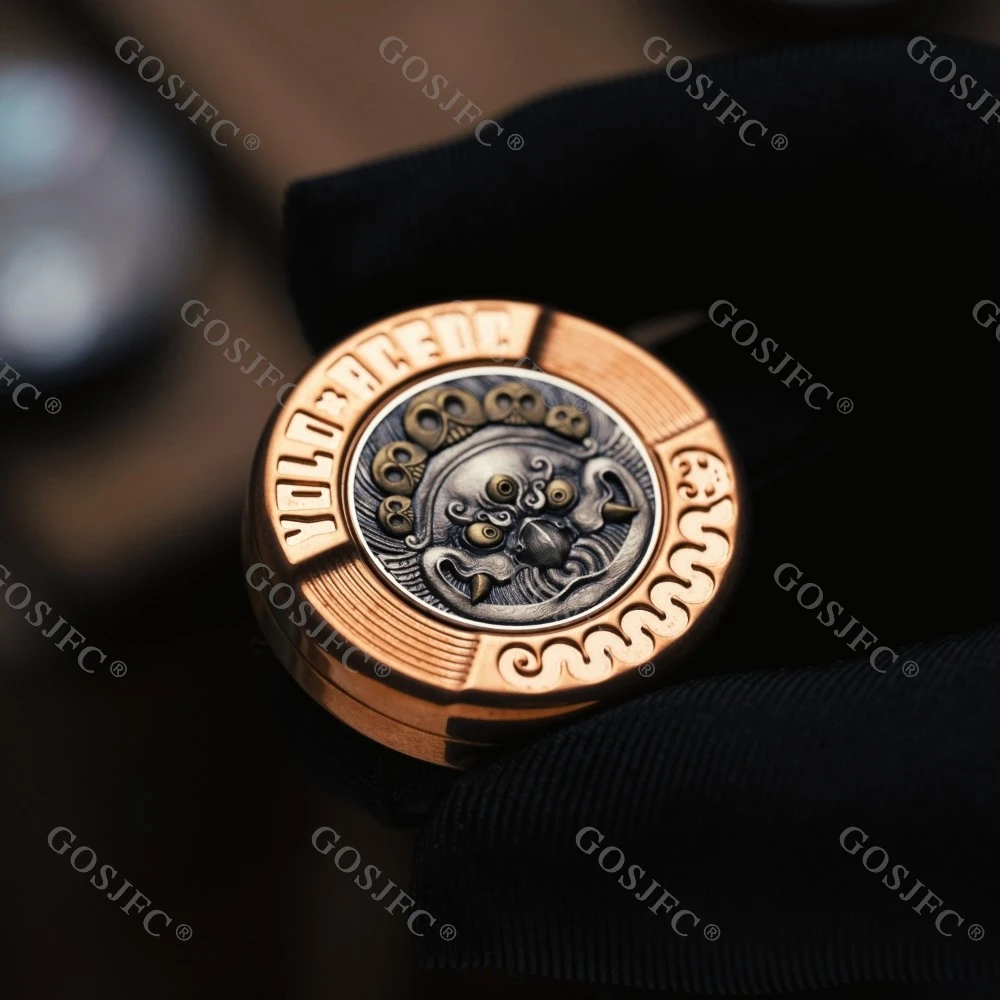 ACEdc オリジナル & YOLO STUDIO メカニカルミルクキャップ 3 ハプティックコイン フィジェットスピナー ストレス解消おもちゃ 大人向けフィジェットトイ