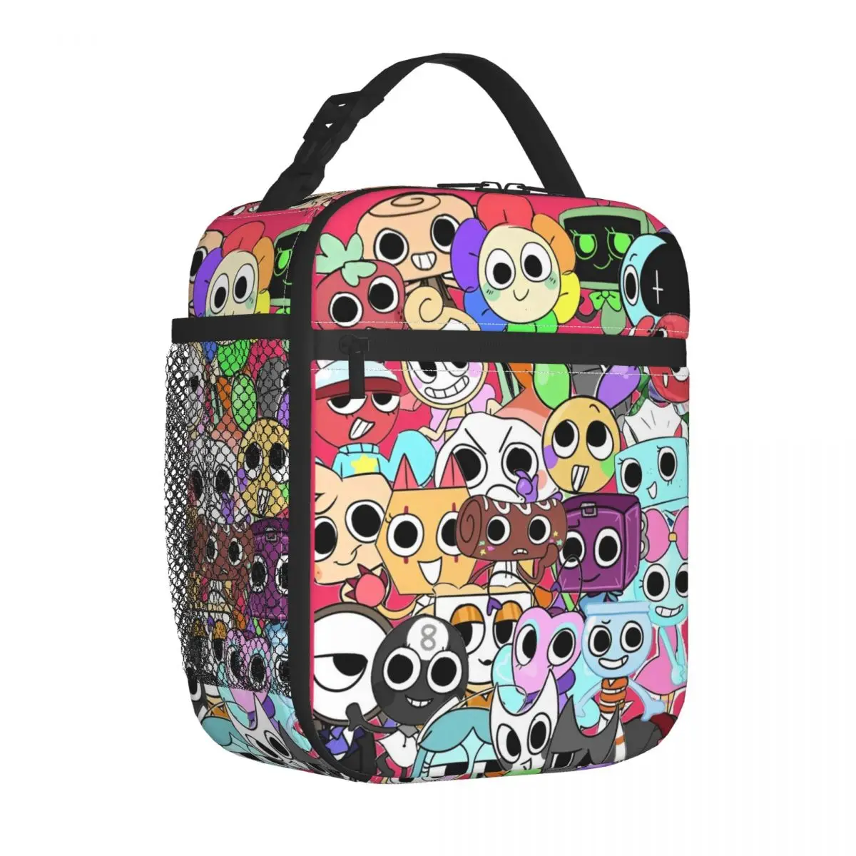 

Dandys World Insulated Lunch Bags Cooler Bag Meal Container Video Games Large Tote Lunch Box for Men Women College Outdoor
