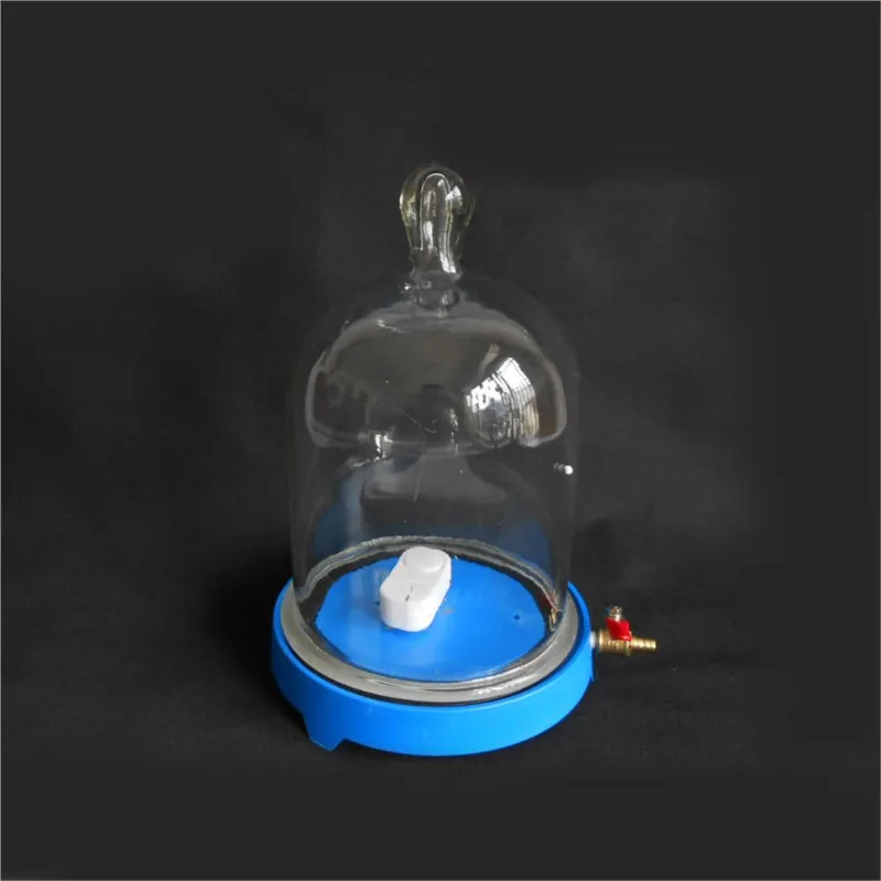 Vacuum Hood Suction Disc Bell in Vacuum Laboratory Jar Glassware Sound Physics for Sound Propagation Experiment and Low-pressure