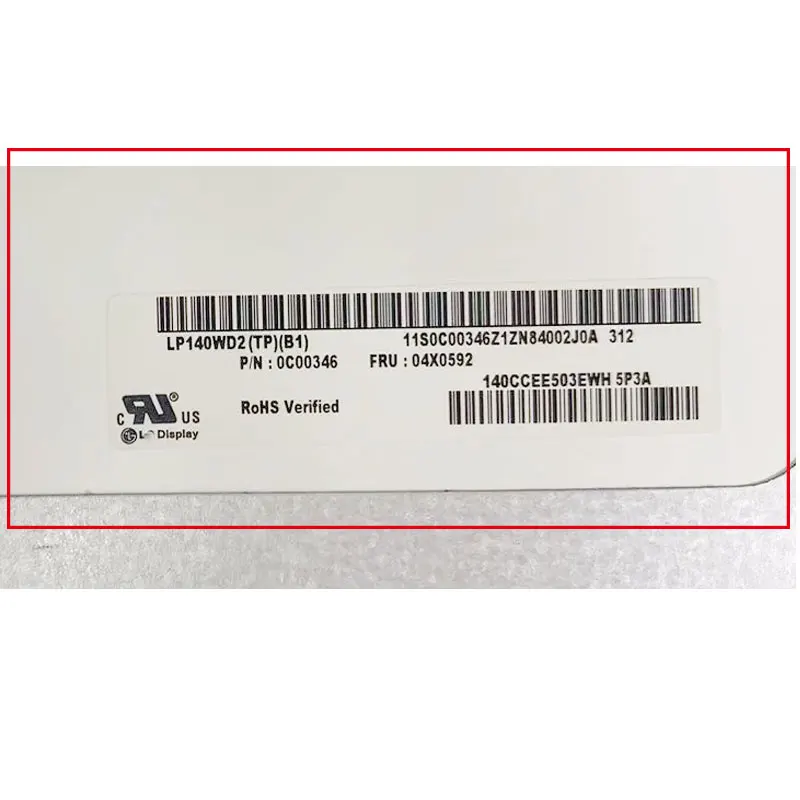 Imagem -04 - para Thinkpad T440 T450s S3-s431 S440 1600*900 Edp 30pin Tela Lp140wd2 Tpb1 B140rtn03.0 N140rge-ea2 Ltn140kt13