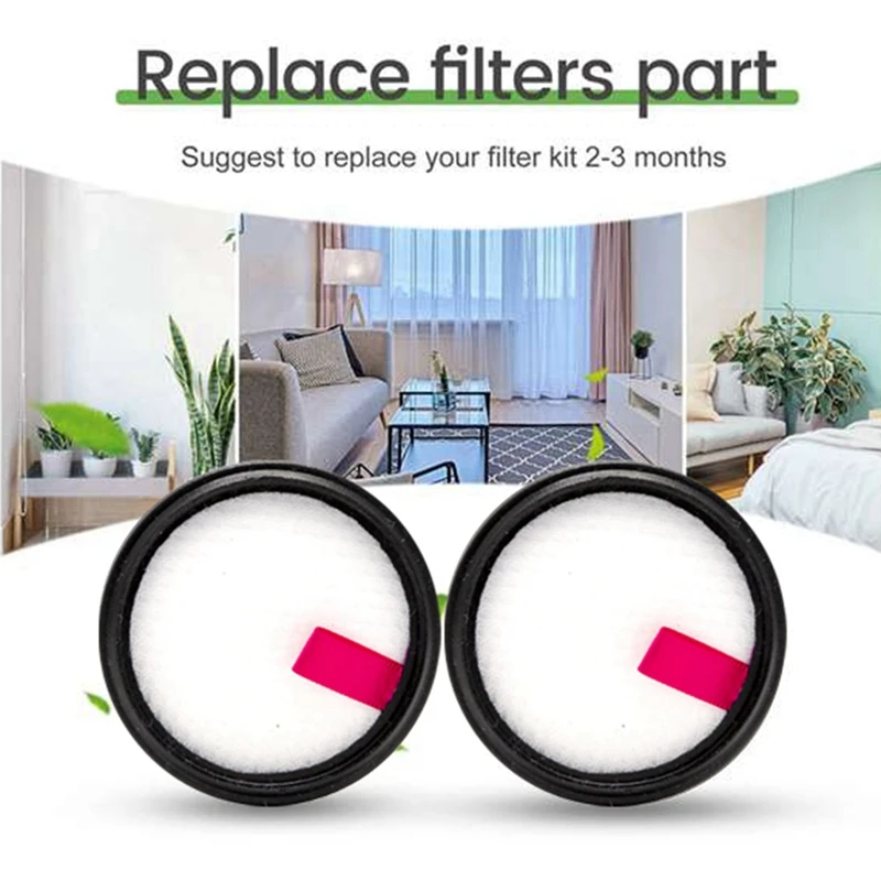 Filtre de rechange pour aspirateur sans fil INSE Ksuspec, Nsuspec, Haier T19B, accessoires de rechange, 8 pièces