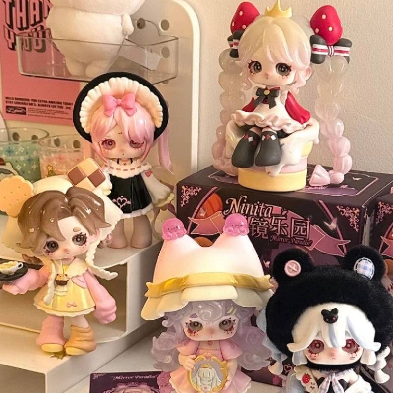 

Лидер продаж, натуральная ниндтайская зеркальная райская серия, слепая коробка, орнамент первого поколения, игрушка, модная игрушка, фигурка, периферийные подарки