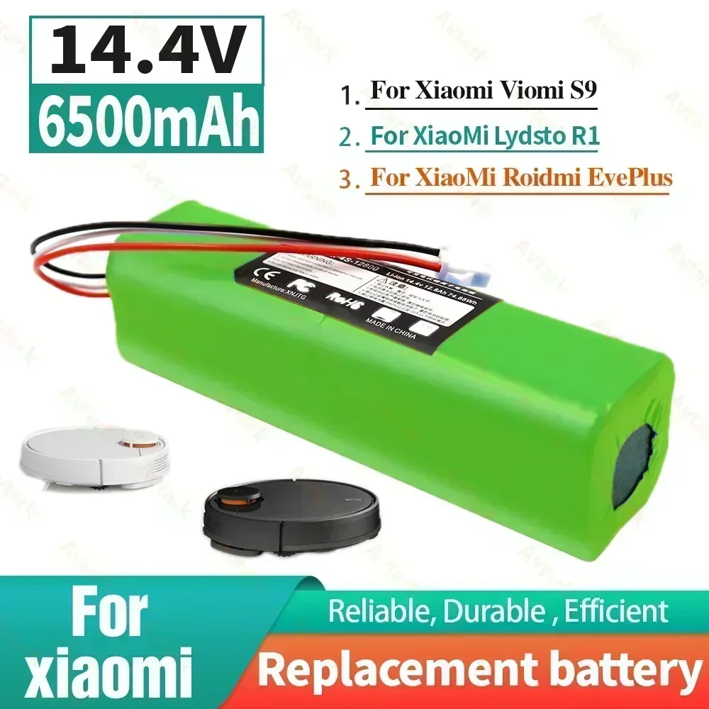 For Roidmi Eve Plus Original Accessories Lithium BatteryRechargeable Battery Pack is Suitable For Repair and Replacement