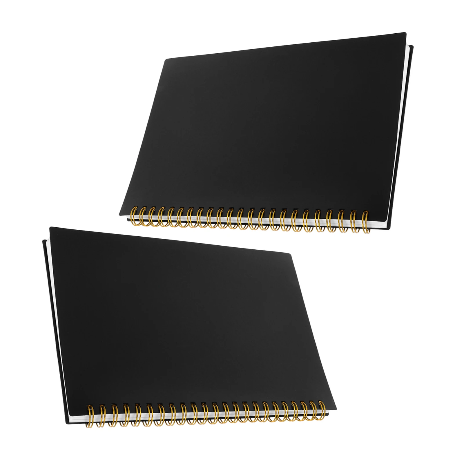 2 قطعة كتاب مخطط الميزانية صفحات مسطرة أفقية سلك مزدوج ملزمة نفقات دفتر الأستاذ للمنزل الأعمال المحاسبة المال #2