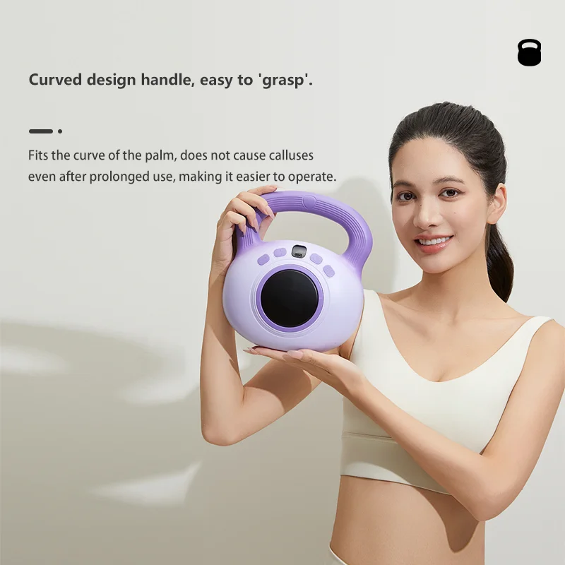 

Compact Smart Electric Kettlebell Offering 9 Workout Modes and 35 Resistance Levels for Space Saving Home Workouts