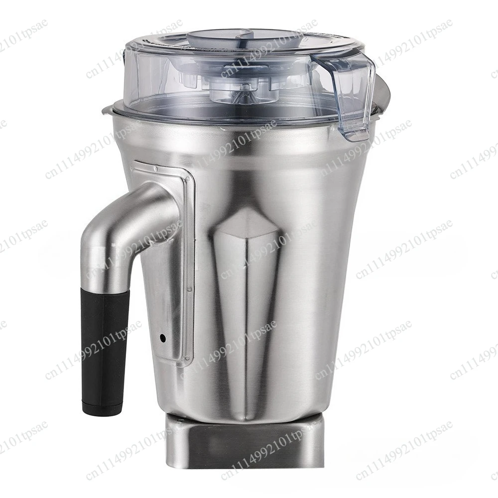 Blender container with lid and cross blade, suitable for various machines, stainless steel cup replacement (1 piece)