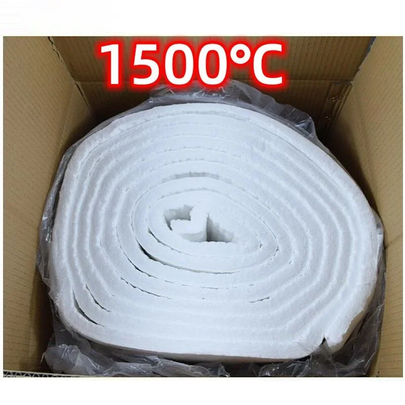 

30x30cm 10mm Thick 1500 C High Temperature Resistance Zirconium Bearing Ceramic Fiber Blanket Fire Resistant Insulation Cotton