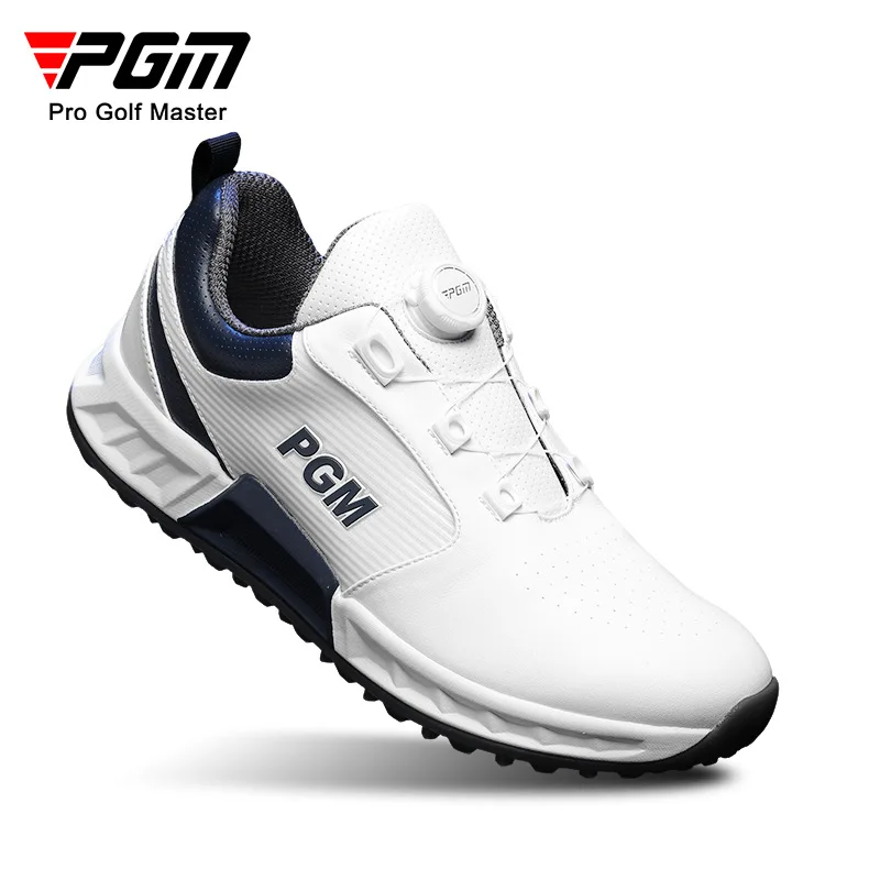 

PGM Men Summer Golf Shoes Cushioning Rebound Waterproof Knob Shoelaces Outdoor Sports Sneakers XZ438