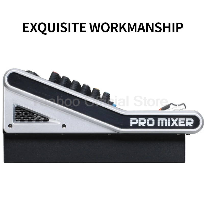 8/12 Channels Amplifier Audio Mixer 250W Sound Mixing Console Bluetooth USB 4Ω Integrated Professional Dj Sound Equalizer
