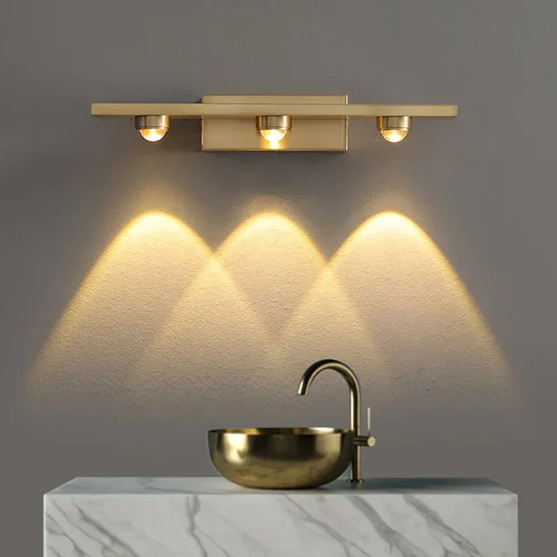 

All copper led wallmodern bedside reading indoor Nordic led scone wall lamp living room indoor lamp bedroom lamp