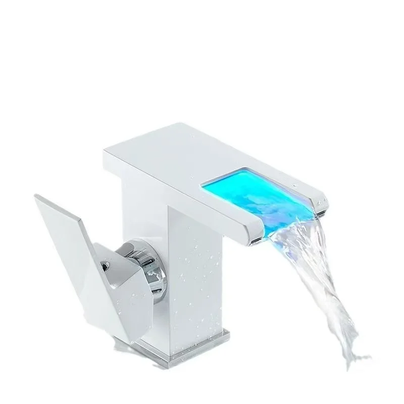 

Color Changing Faucet with Dynamic Light Emitting Diode for Washbasin