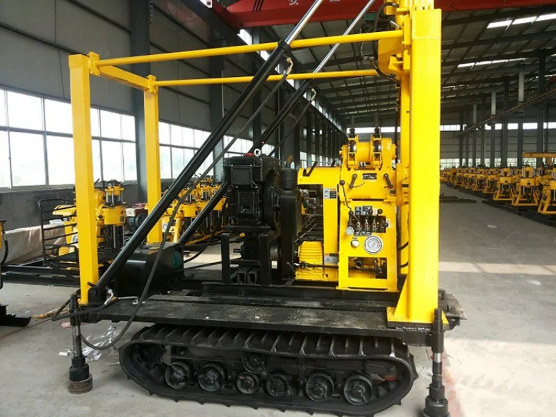 YG Mine Exploration Core Drilling Rig Machine Water Well Drilling Rig Machine Rock Breaking Bore Hole Crawler Core Drilling Rig