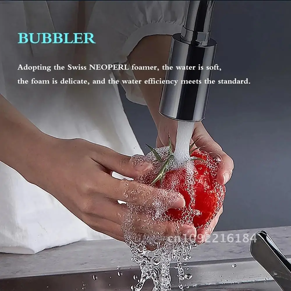 Kitchen Sensor Faucet Water Faucet Device Non-contact Saving Automatic Inflatable Sensor Bathroom Faucet Shower Filter Head