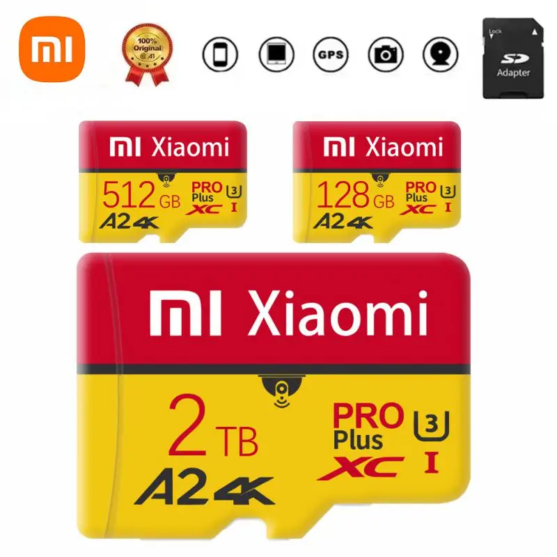 

Высокоскоростная карта памяти Xiaomi, 1 ТБ, 512 ГБ, 256 ГБ, класс 10, карта Micro TF SD, 1 ТБ, карта памяти SD для Nintendo Switch Phone/Ps4