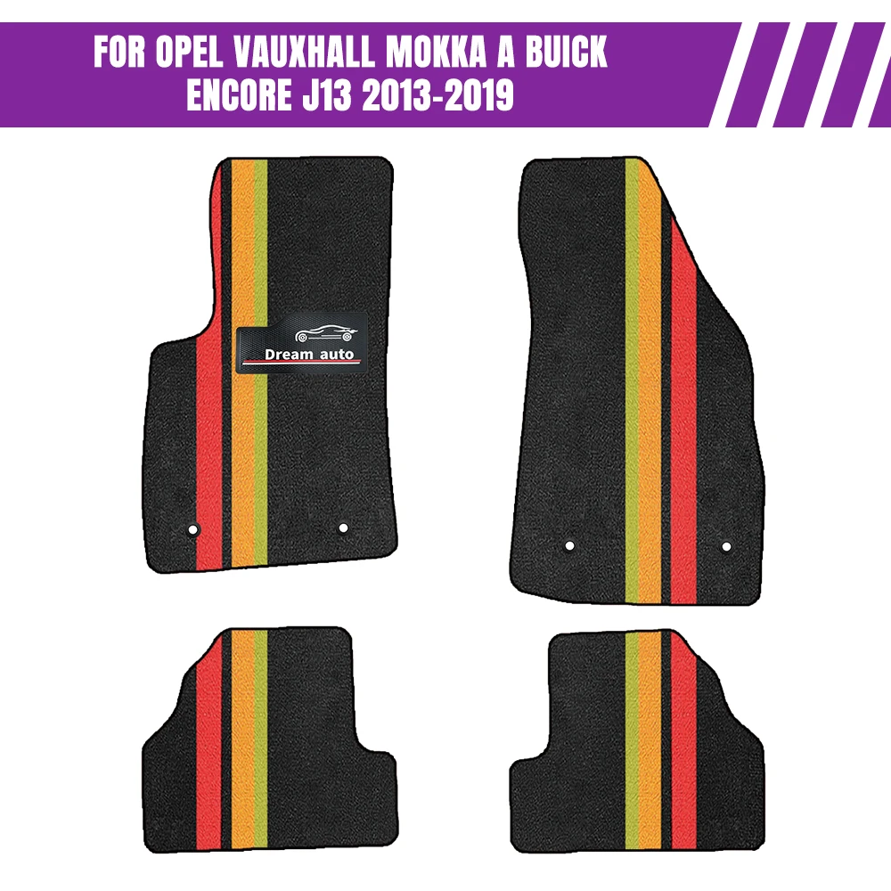 

Custom Car Floor Mats For Opel Vauxhall Mokka A Buick Encore J13 2013–2019 Waterproof Auto Carpets Foot Coche Accessorie
