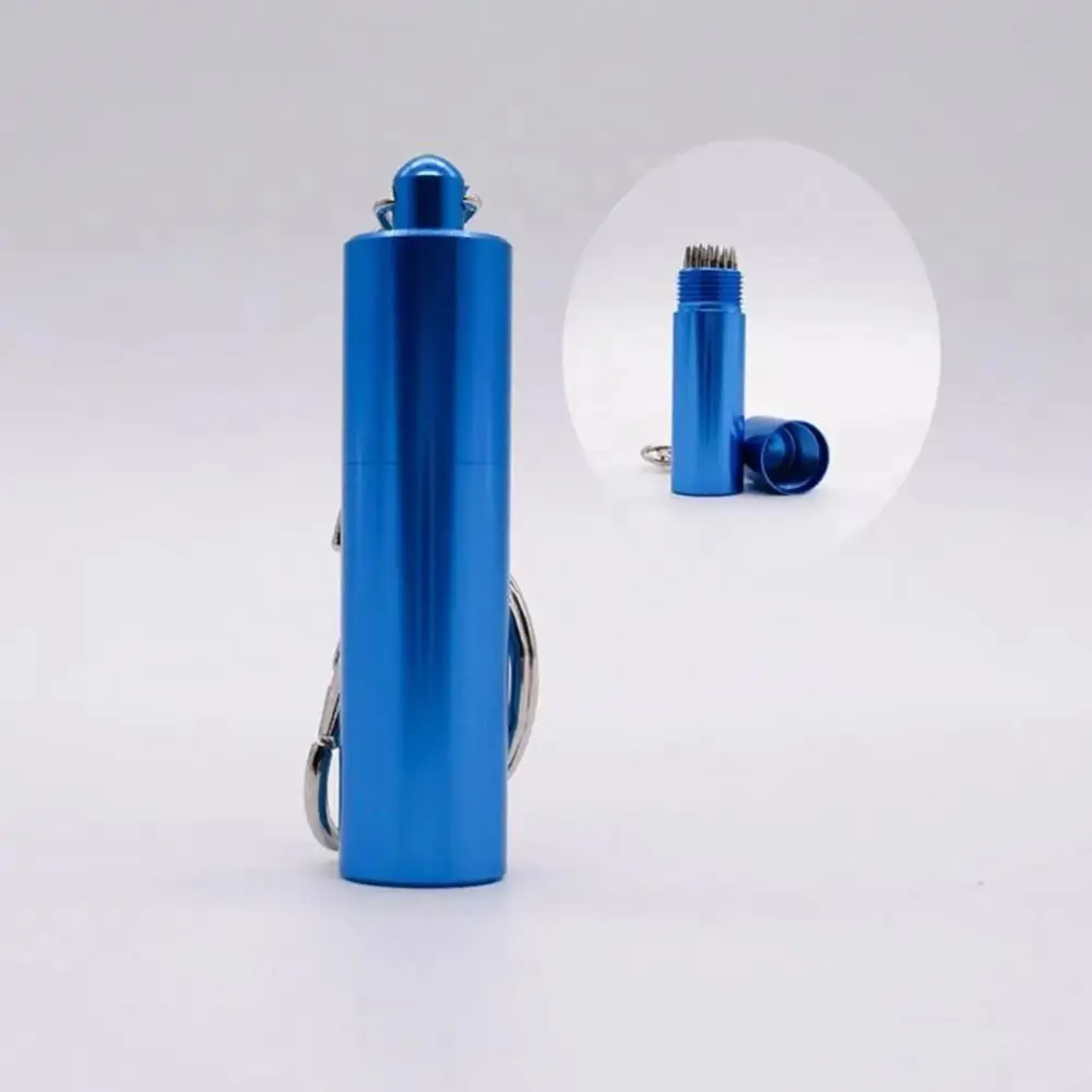 Portable Repair Tool Cue Tip Shaper Snooker Billiard Accessories Pool Cue Shaper Keychain Metal Pool Cue Tip Corrector