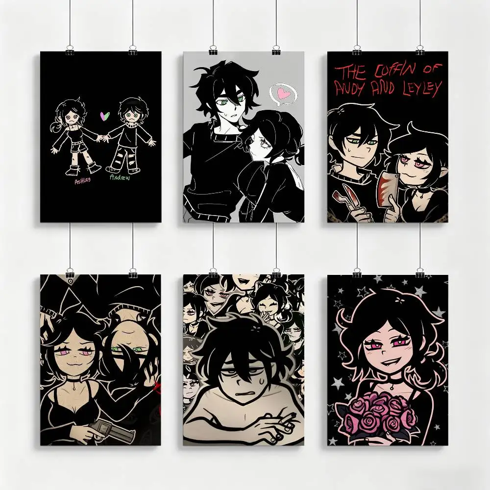 TCOA-The Coffin Of A-Andy AL-And Leyley Poster High Quality Dorm Living Room Aesthetic Wall Decoration Painting Stickers Gift