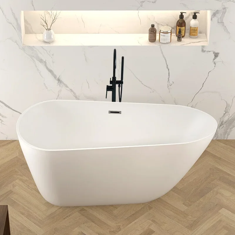 Free Installation Goose Egg Bath Hotel B & B Family Adult 1.3-1 Meter Bath Tub