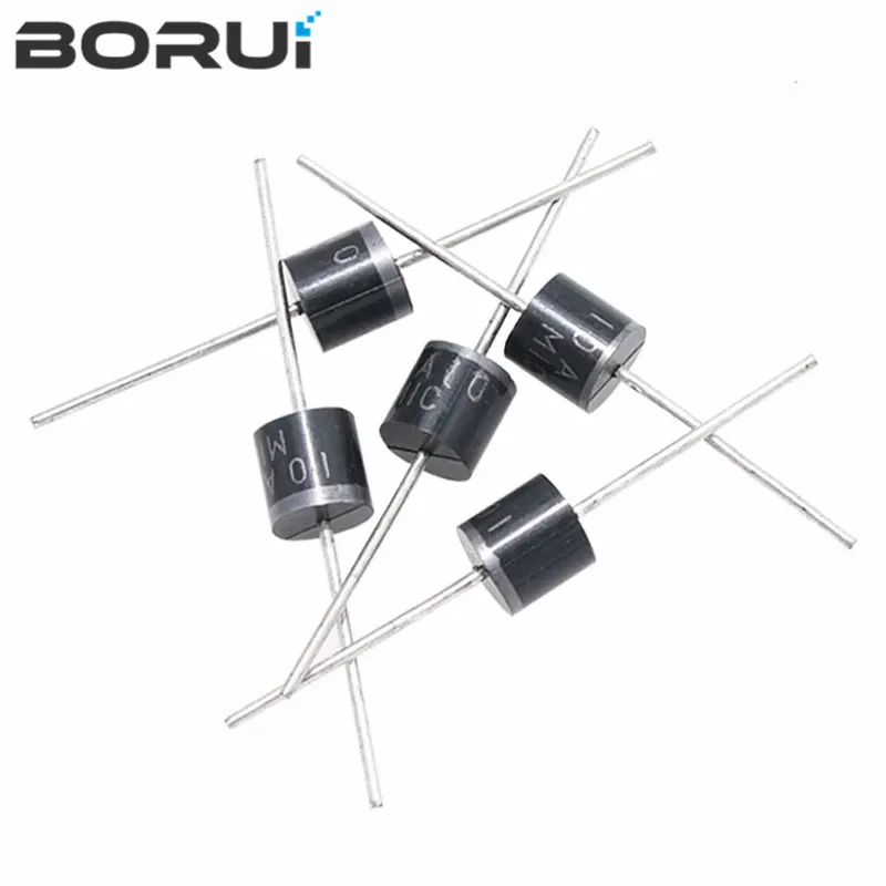20 pçs/lote 10A10 6A10 20A10 R-6 DIP 6A 10A 20A elétrica 1000V Axial Rectifier Diode