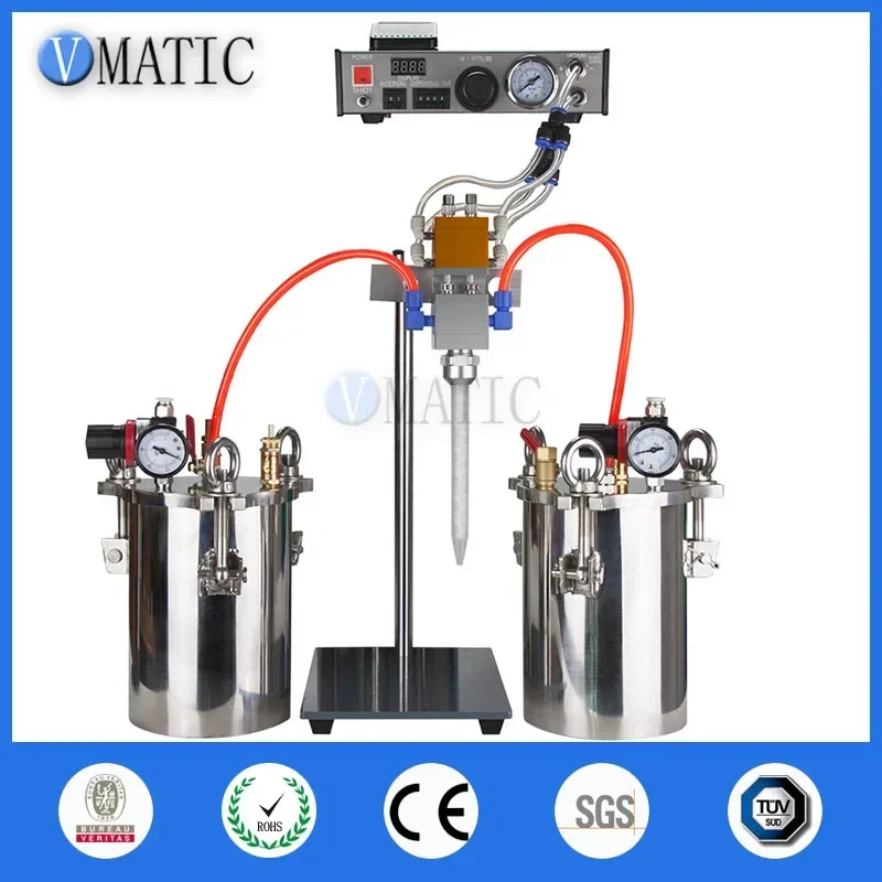 Auto Dispenser Epoxy Resin Ab 1:1 2:1 3:1 4:1 5:1 Pneumatic Mixing Doming Liquid Glue Dispensing Machine Equipment